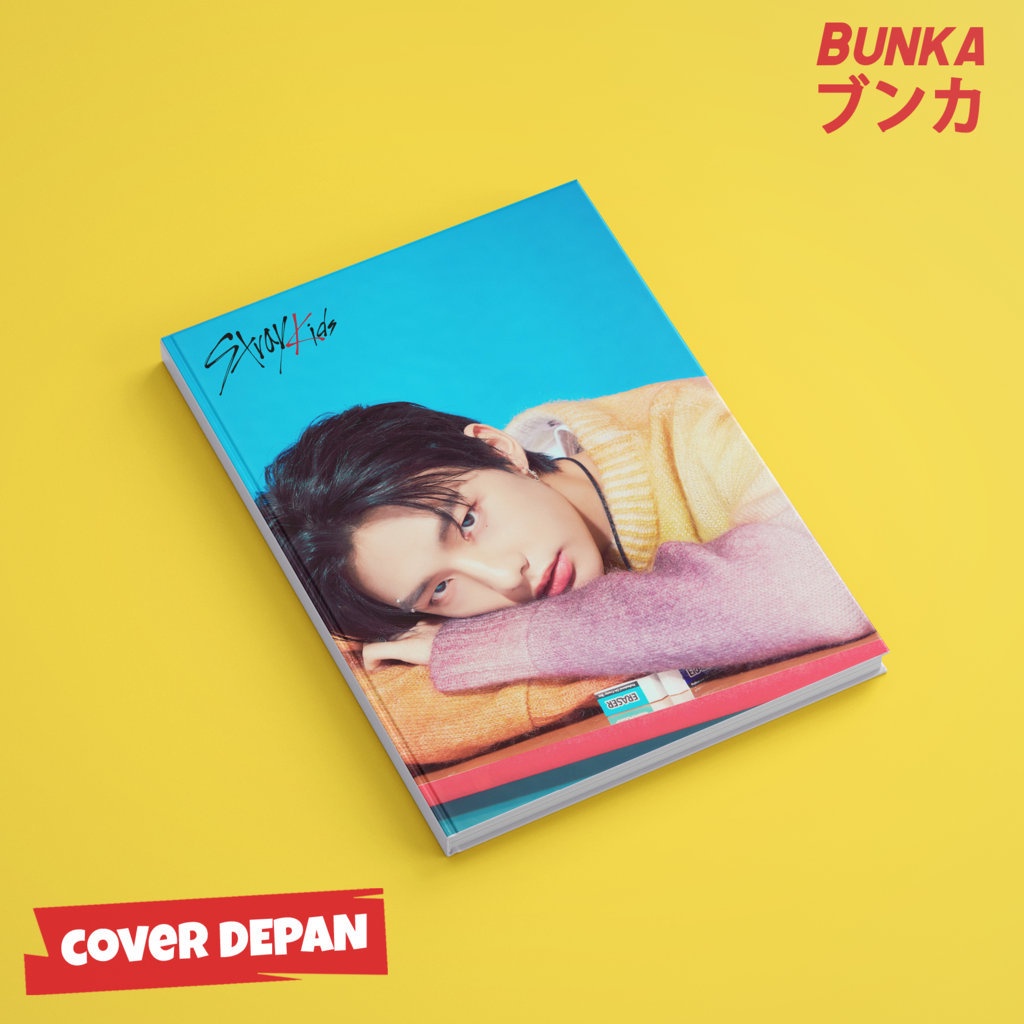 

Notebook KPOP Stray Kids Hyunjin Hardcover A5 Buku Tulis Catatan Notes Agenda Planner Jurnal