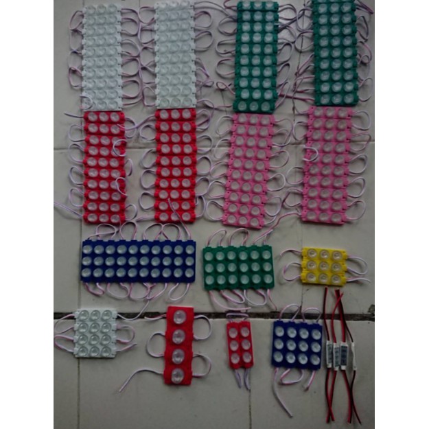 Lampu LED 3 mata Besar DC24V 3W 24V 24 VOLT PROMO