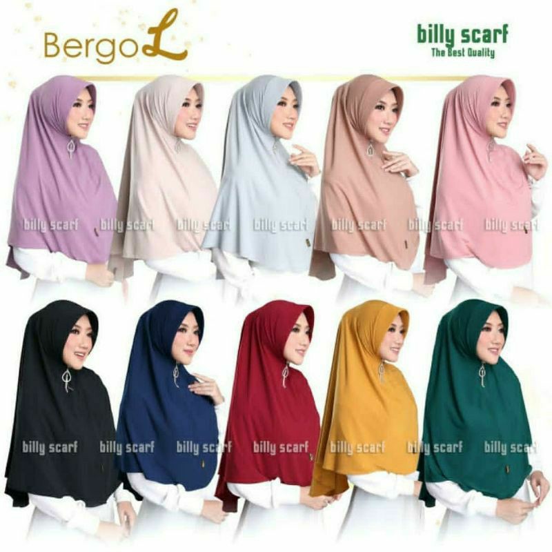 Jilbab Bergo L Billy Scarf