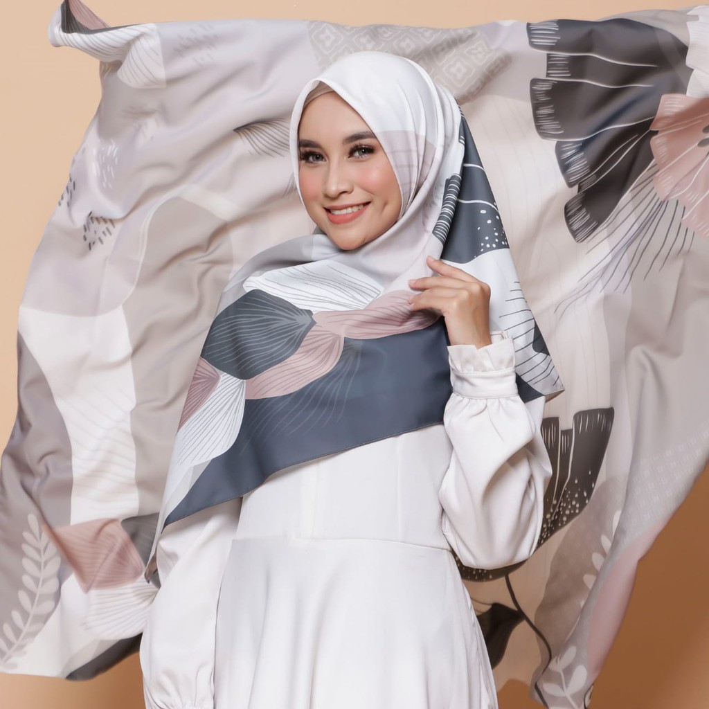 KERUDUNG SEGI EMPAT PRINTING MOTIF JILBAB SEGIEMPAT HIJAB SEGIEMPAT SCARF EKHSA