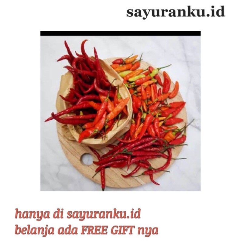 

mix cabe rawit & keriting/ cabe campur sayur segar sayuran fresh pasar murah pasar jakarta