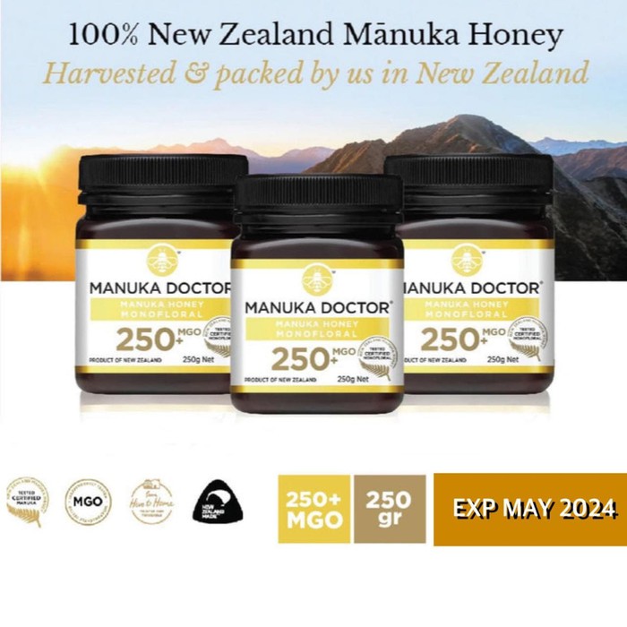 

Madu MANUKA DOCTOR Manuka Honey MGO 250 250gr Monofloral
