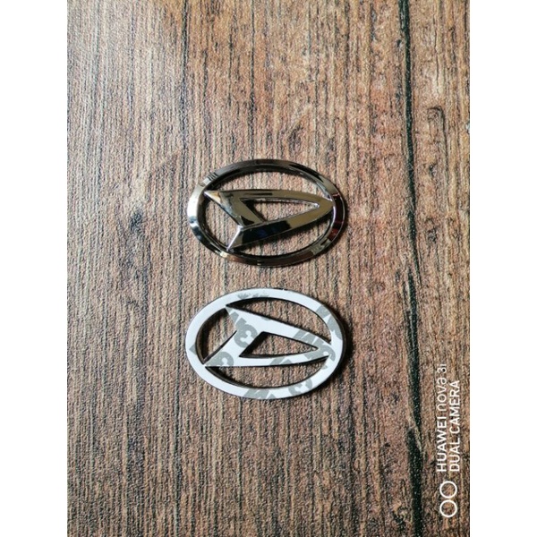 Logo Emblem Stir Mobil Daihatsu chrome