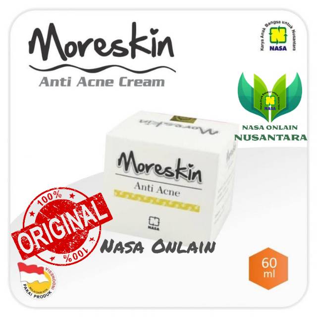 Moreskin Anti Acne Nasa Original ( Krim Jerawat Penghilang Bopeng)