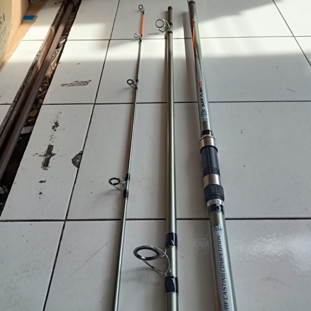 Joran Laut Sambung 3 Sabpolo Surf Flash 420 Carbon Kaku