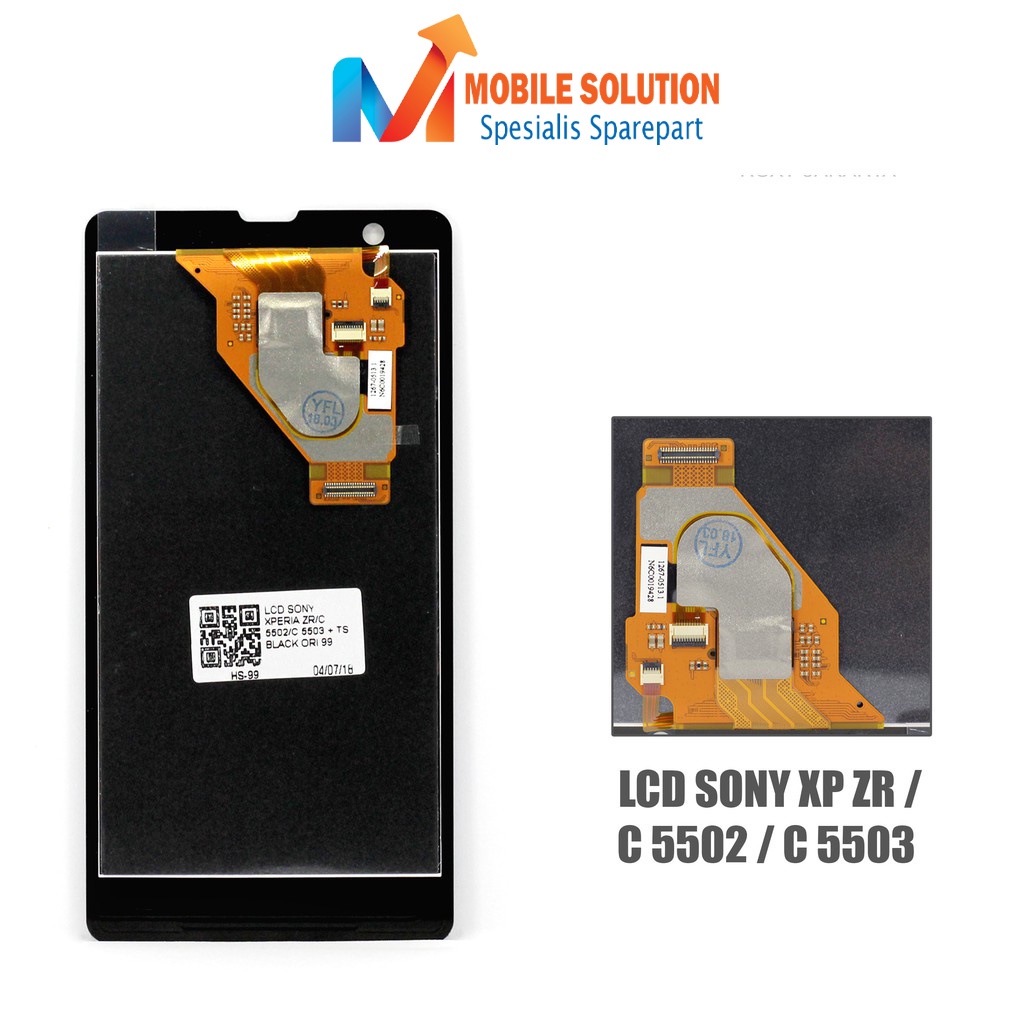 Grosir LCD Xperia ZR C5502 C5503 ORIGINAL 100%  Fullset Touchscreen Garansi + PACKING / Bubbel