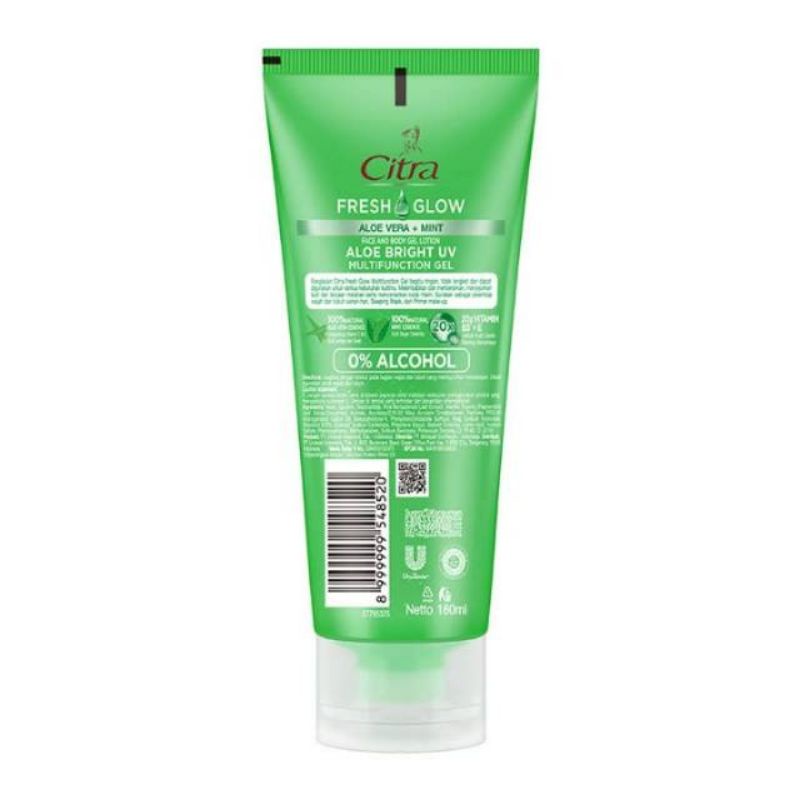 Citra multifaction gel bright uv 180ml Aloe Vera