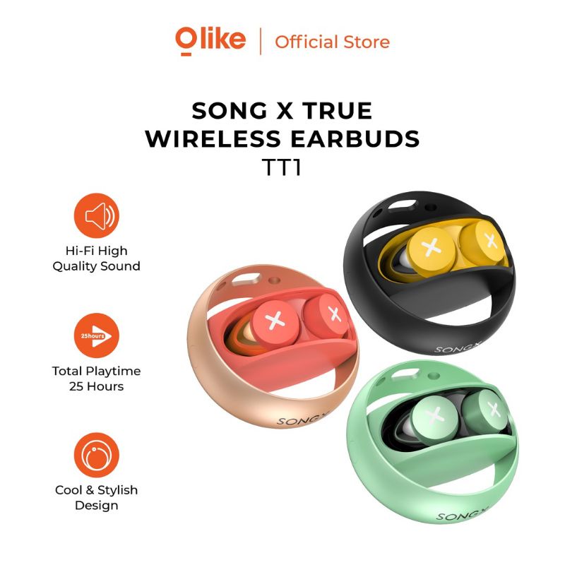 HEADSET BLUETOOTH TWS OLIKE SONG X