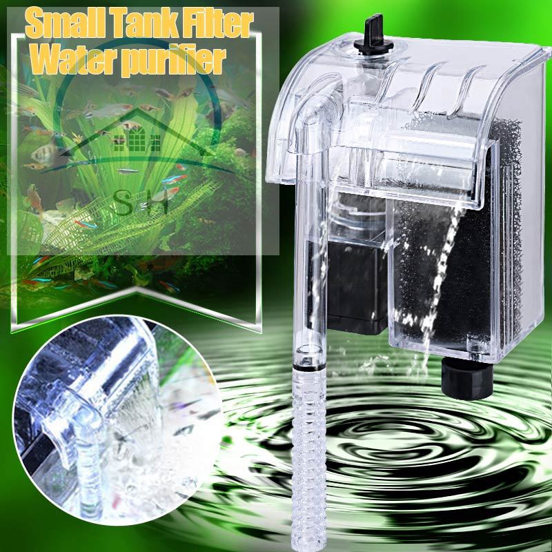 Mini Aquarium Power Filter Waterfall 