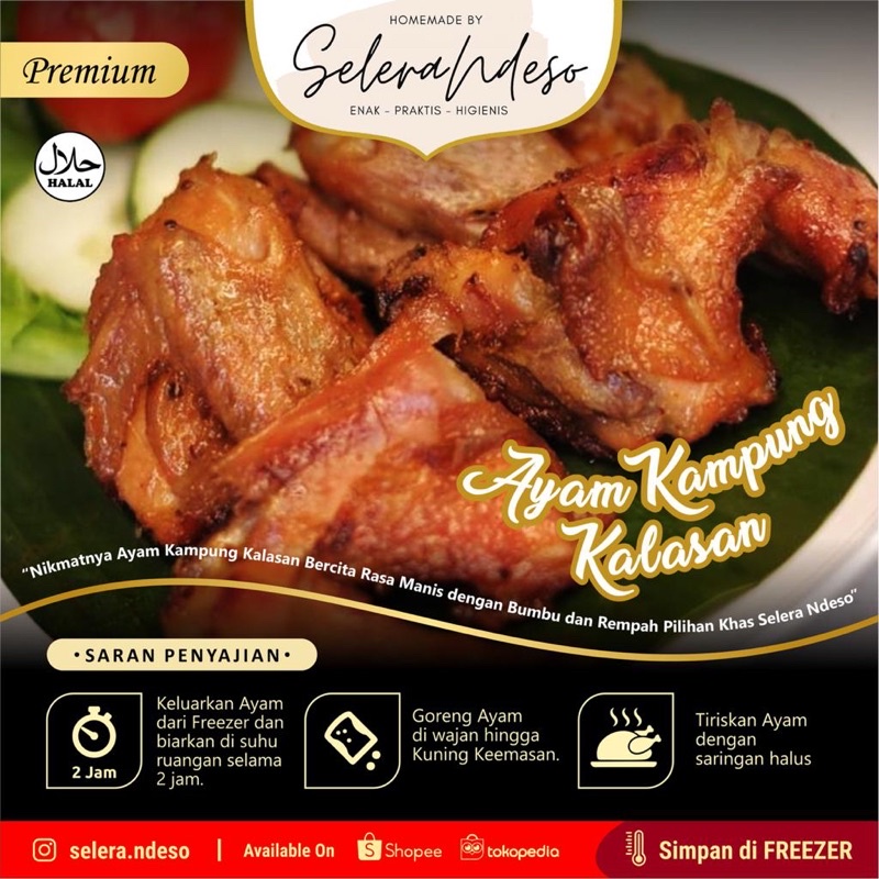 

ayam kampung kalasan frozen food