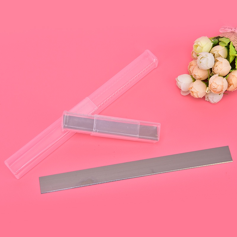 2pcs / set 4 / 8 Inch Pisau Ukir Bahan Stainless Steel Untuk Tanah Liat Polimer