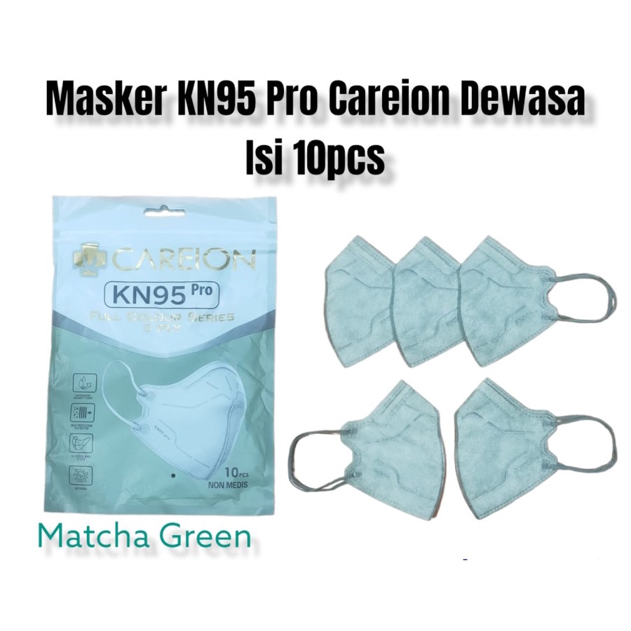 MASKER CAREION KN 95 PRO SERIES 5PLY ISI 10PCS MASKER KN95 CAREION KN 95 PRO EMBOS ORIGINAL