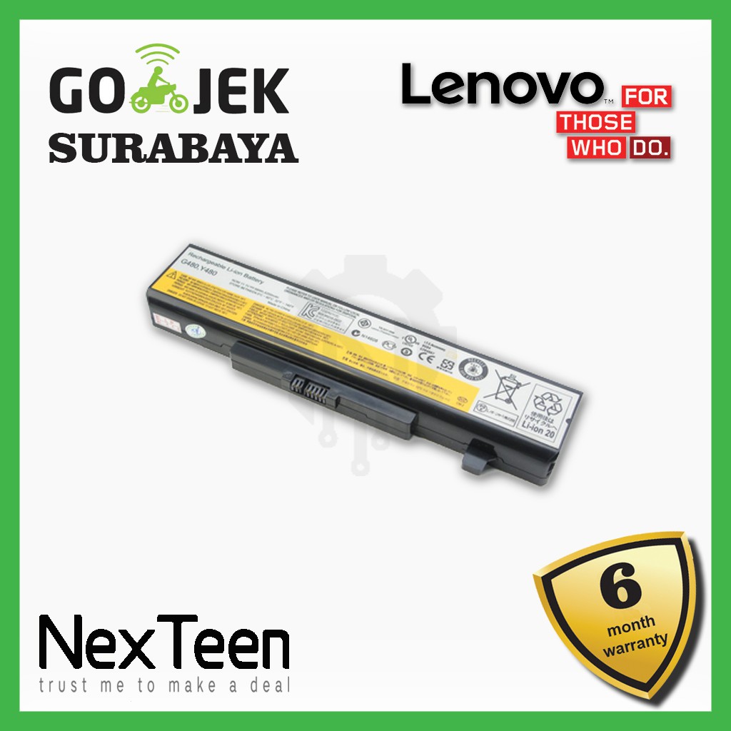 Baterai Batre Lenovo B480 B490 B580 G400 G410 G480 G510 G580 N580 P580 V480 V580 Y480 Y580 L11S6Y01