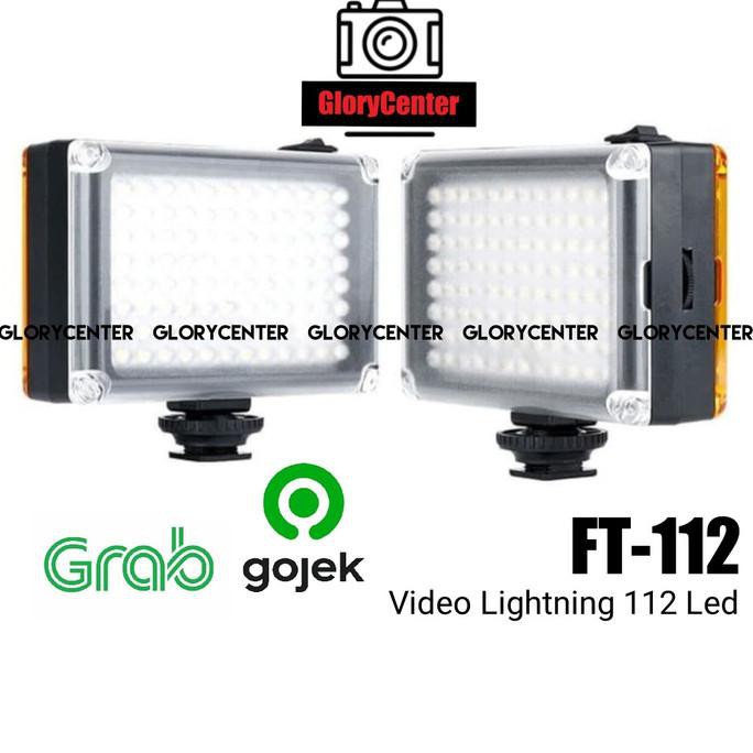 TERLARIS-PRODUK VIDEO LIGHTING LED FT-112 LAMPU STUDIO 112 LED ULANZI ANDOER KAMERA
