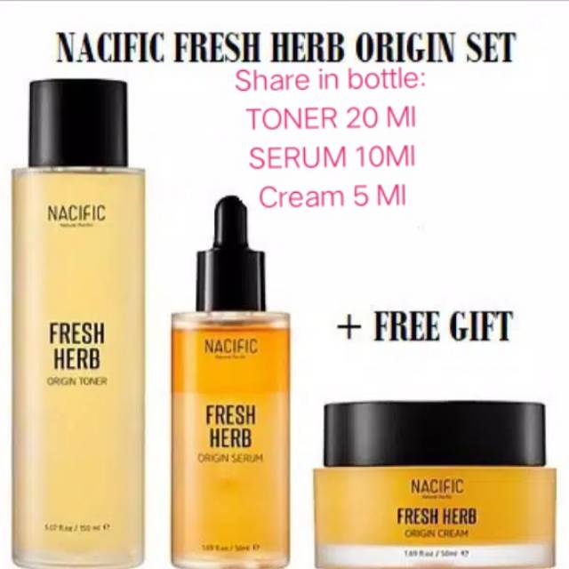 PAKET Share In Bottle Nacific Fresh Herb
