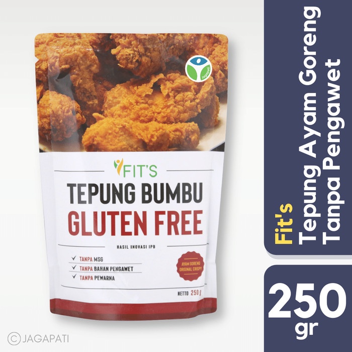 

NEW Fit's - Tepung Bumbu Fried Chicken Gluten Free 250gr - Organik Non MSG