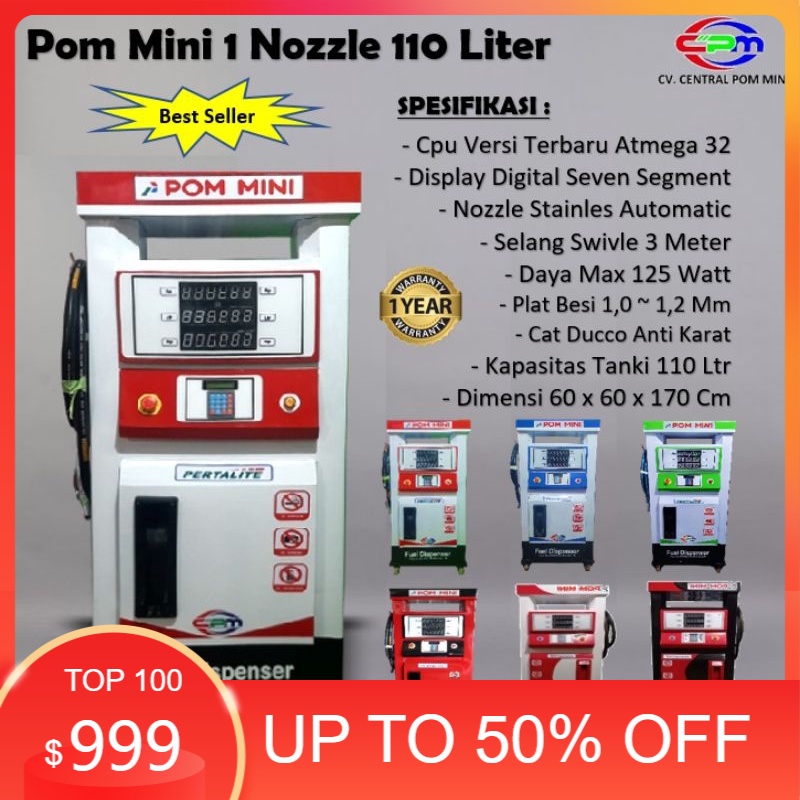Pom Mini - Pertamini Digital 1 Nozzle 110 Liter