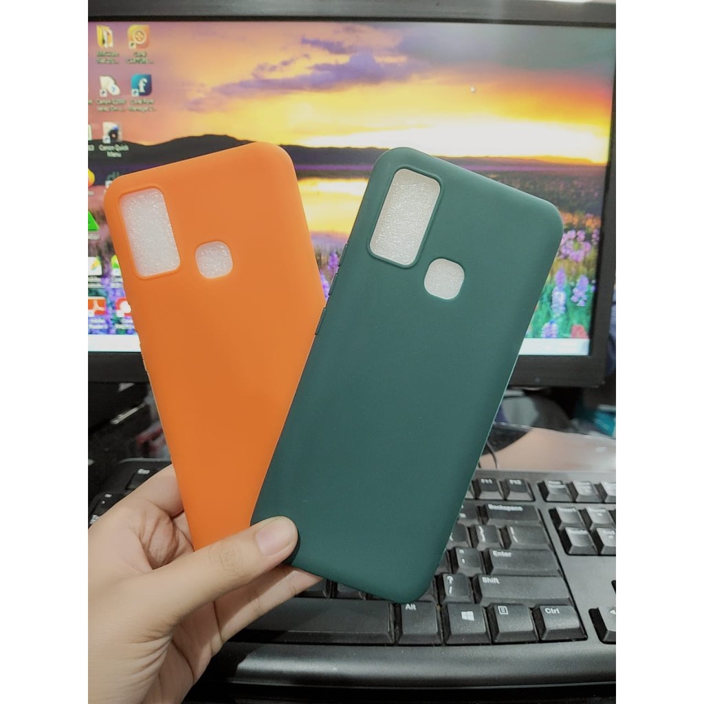 TPU MACARON Infinix Hot 9 Play 6.82 Inchi Softcase Silicon Candy Anti Noda No Logo Full Cover