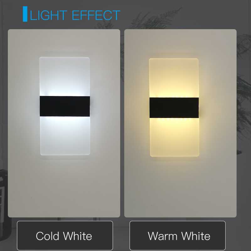 TaffLED Lampu Dinding LED 6W 2700-3500K Warm White 22x11cm - F0011