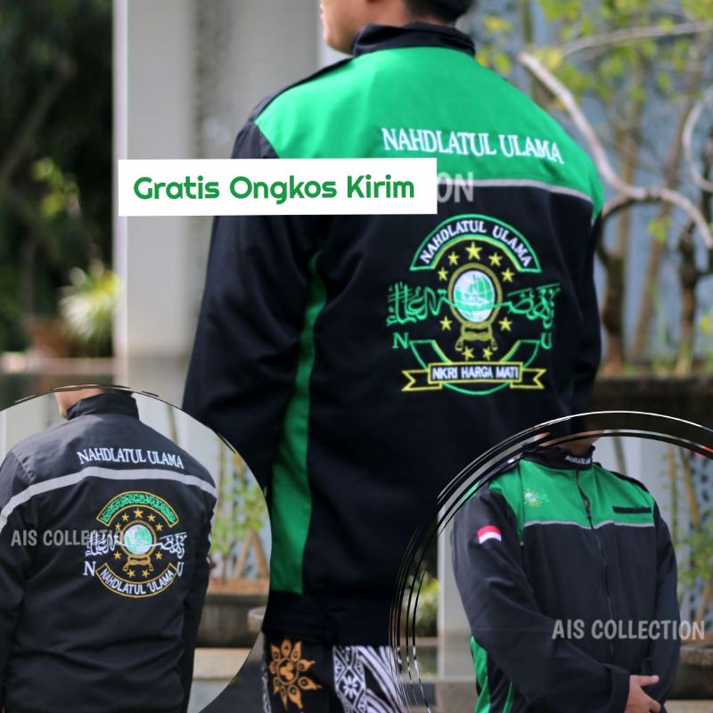 Jaket NU Hijau Nahdlatul Ulama Nahdlotul Ulama Pria Wanita Terbaru High Quality Murah Majelis Rasulu