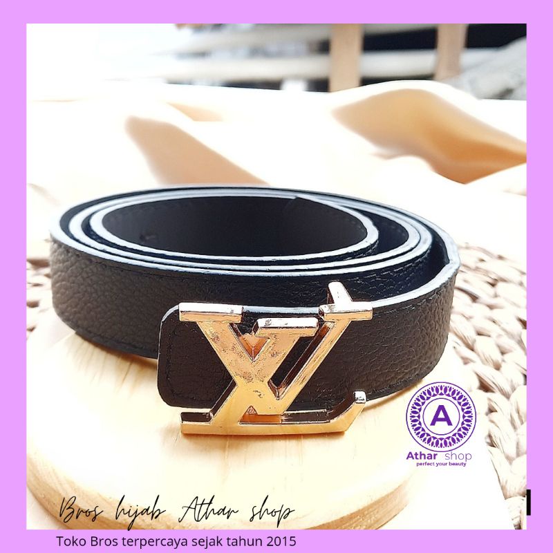 Athar shop belt ikat pinggang wanita gesper kulit ban pinggang PU leather