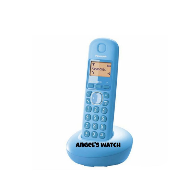 telepon wireless panasonic pesawat telepon panasonic original Kx-TGB210 Blue/ Warna biru