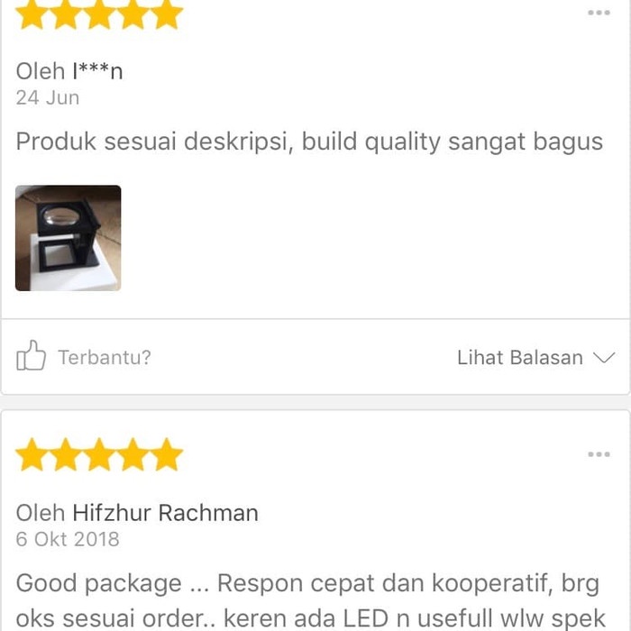 

Kaca Pembesar Kain dan Percetakan - Fabric and Printing Loupe - LED promo