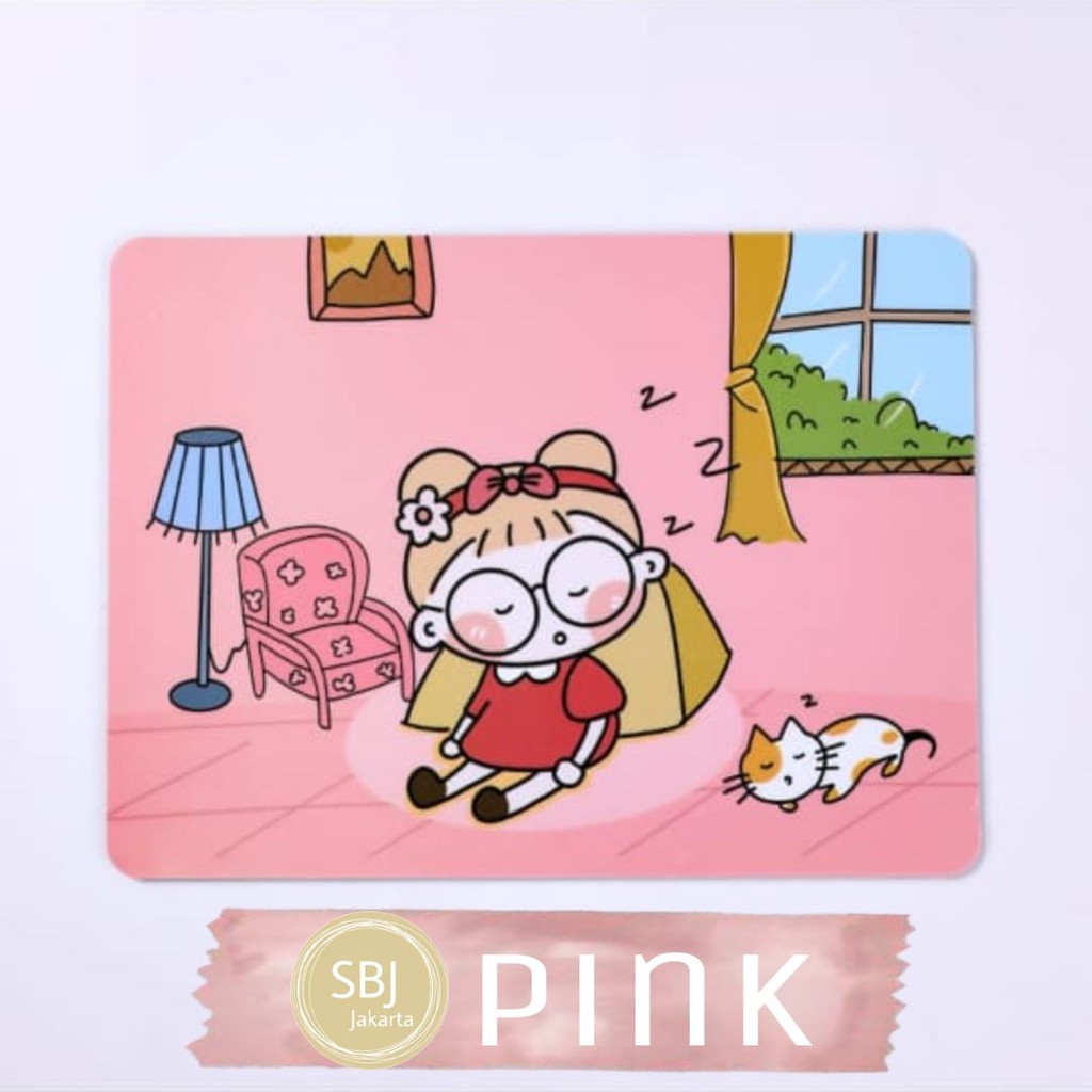 Mouse Pad Korea Premium Tebal kualitas Top Anti Slip /ANTI AIR Motif Kartun SB03