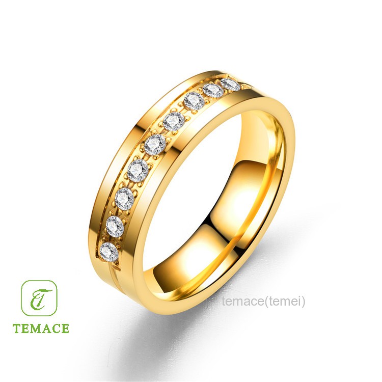 CINCIN TITANIUM COUPLE PRIA WANITA ANTI KARAT ANTI LUNTUR KEREN