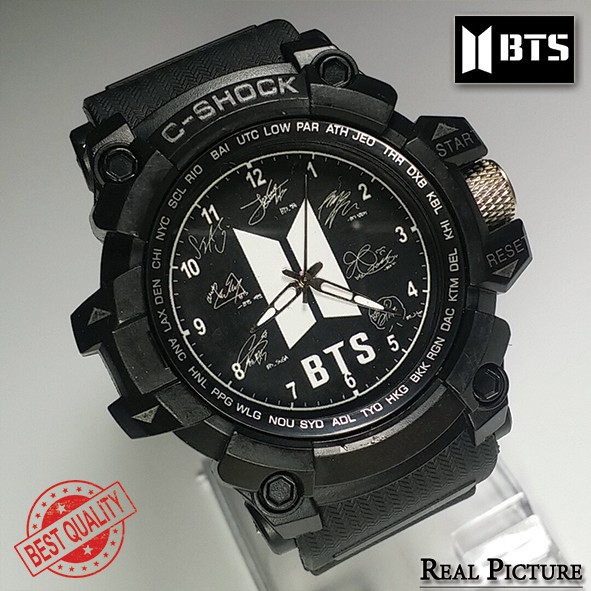 (BEST QUALITY) JAM BTS ARMY FULL BLACK