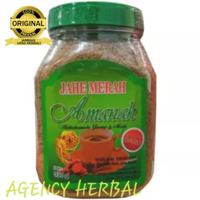 

JAHE MERAH AMANAH TOPLES 330 GRAM/JAHE AMH 220 GRAM .