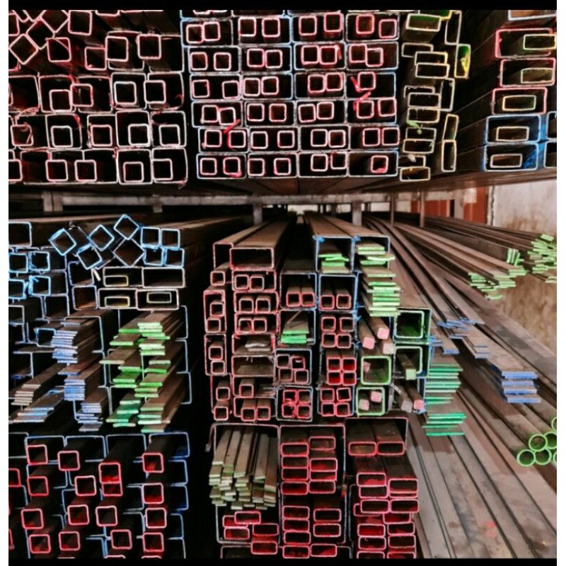Besi Hollow 15 x 15 x 6 M(stall kotak/pipa kotak) tebal 1,0mm / tebal 1,2mm / tebal 1,5mm / tebal 1,