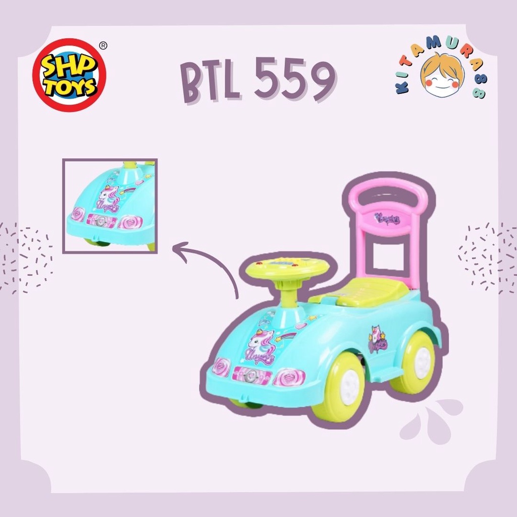 MAINAN MOBIL ANAK BTL 559 BTL559 SHP TOYS - Maenan Mobilan Dorong Terbaru New - Tosca Pink Ready Stock