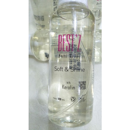 BEST'Z ANTI FRIZZ 70 ML/BEST'Z SOFT&amp;SHINE WITH KERATIN/ANTI FRIZZ BUAT PELURUSAN/SERUM RAMBUT UV/SERUM UNTUK SMOTHING