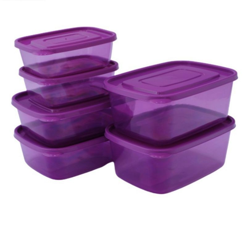 TOPLES PLASTIK / KOTAK MAKANAN 6 PCS CALISTA FURANO TEMPAT MAKANAN WADAH PLASTIK TOPLES PLASTIK BOX 