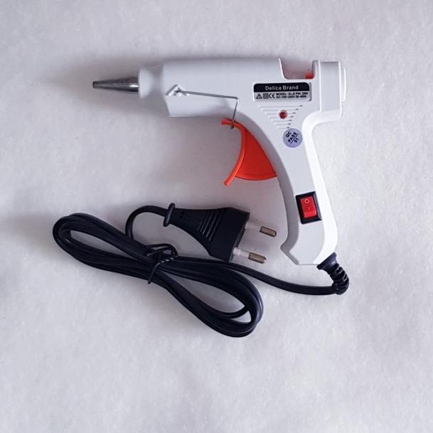 

➫ GLUE GUN/ALAT LEM TEMBAK - Putih, 20 watt ❃