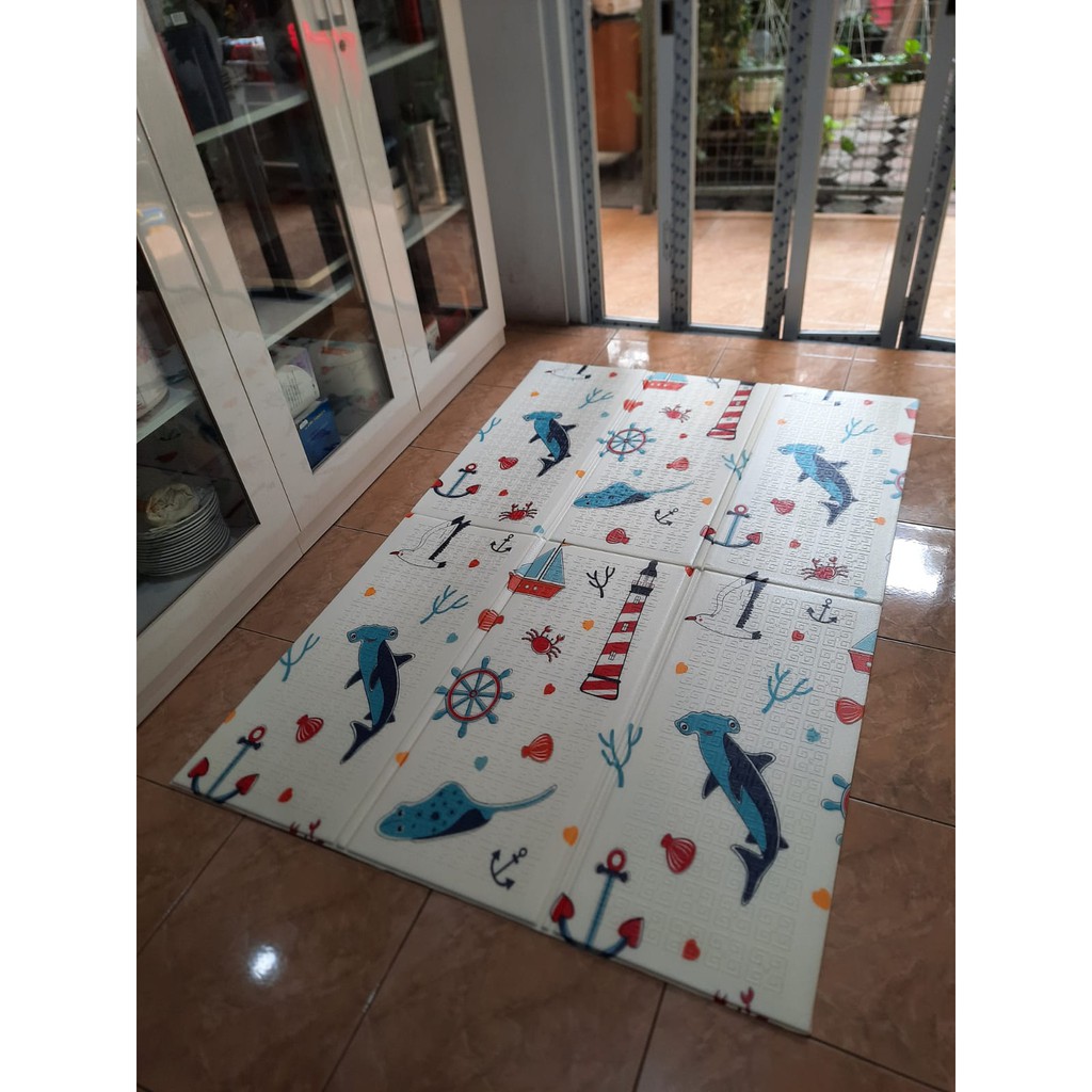 Karpet DODO Basic Playmat Anak 120x180 - Design 06 MOTIF BABY SHARK-3