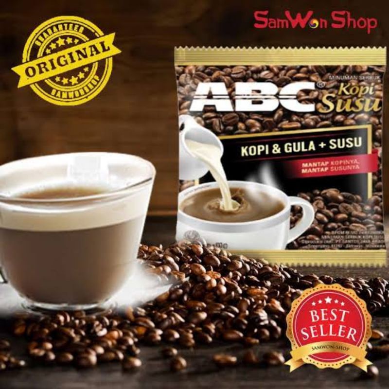 

Kopi ABC rencengan 1 renceng isi 10 sachet