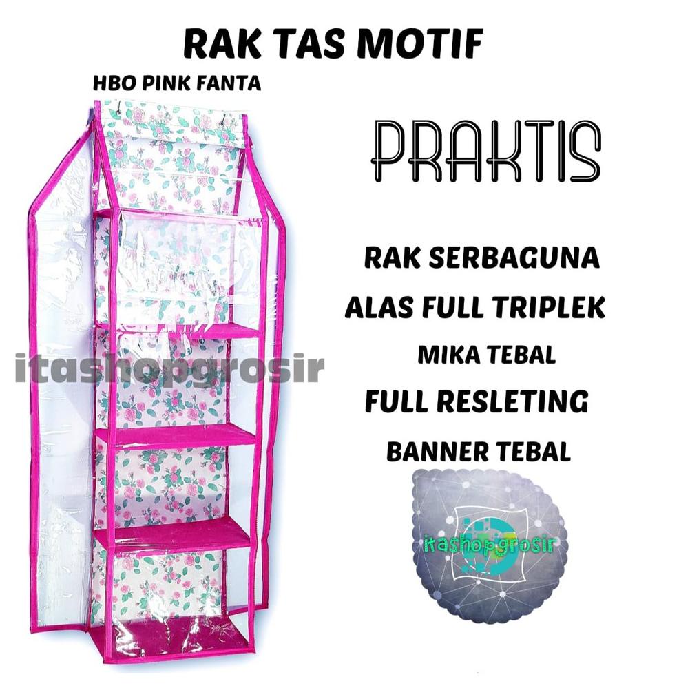 PAKET RAK TAS GANTUNG RESLETING UKURAN BESAR GANTUNGAN BAJU,RAK SEPATU/SANDAL,TAS HANDBAG TERLARISS.
