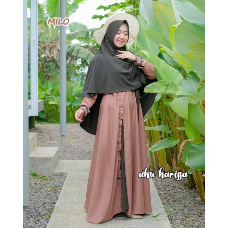 PALING LARIS Gamis ORI set Aku Karissa "Aqila Syari"