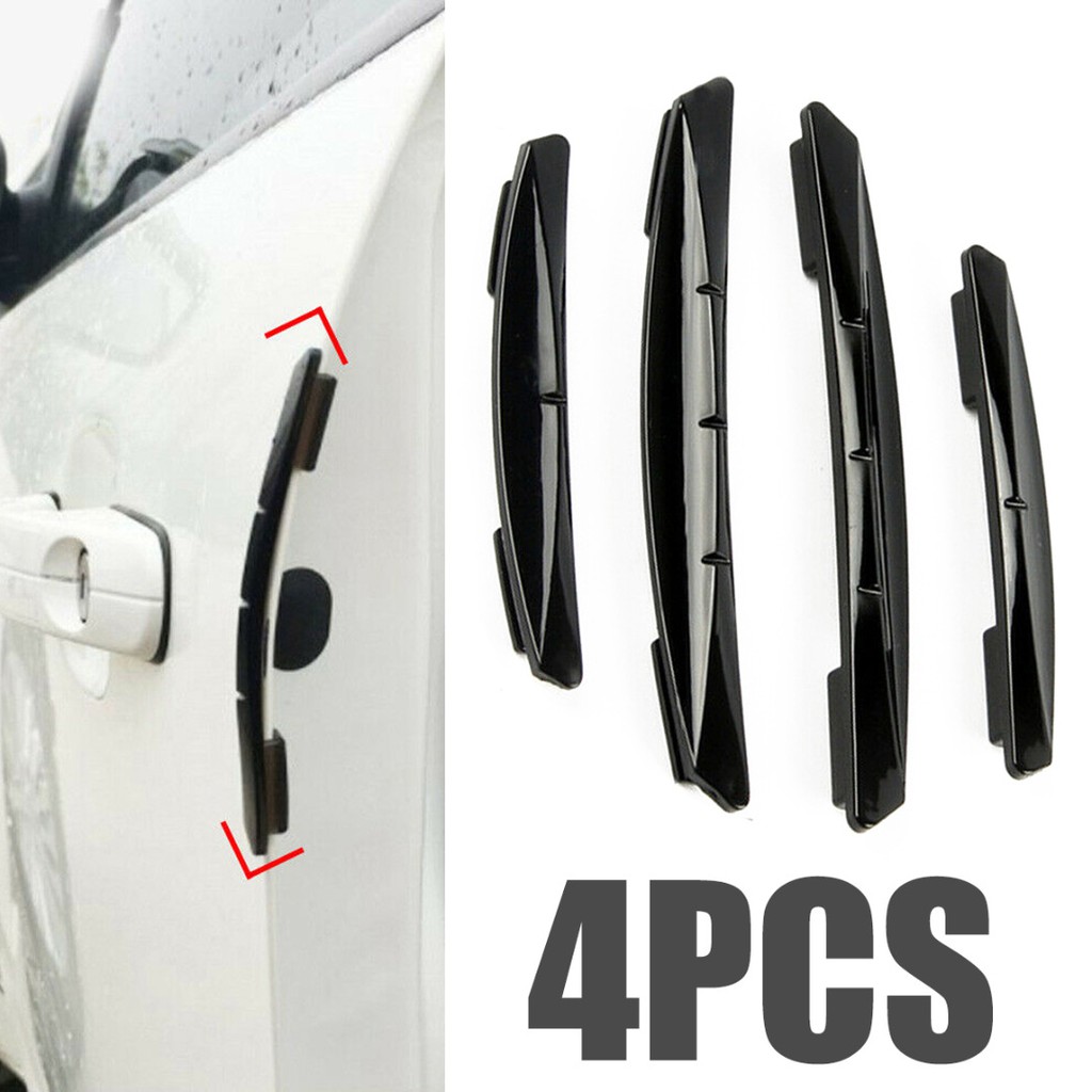 4pcs Universal Pelindung Pintu Mobil Edge Scratch Anti-Tabrakan protector Guard Strip Trim Pelindung Pinggiran Pintu Mobil Karet Pintu Mobil