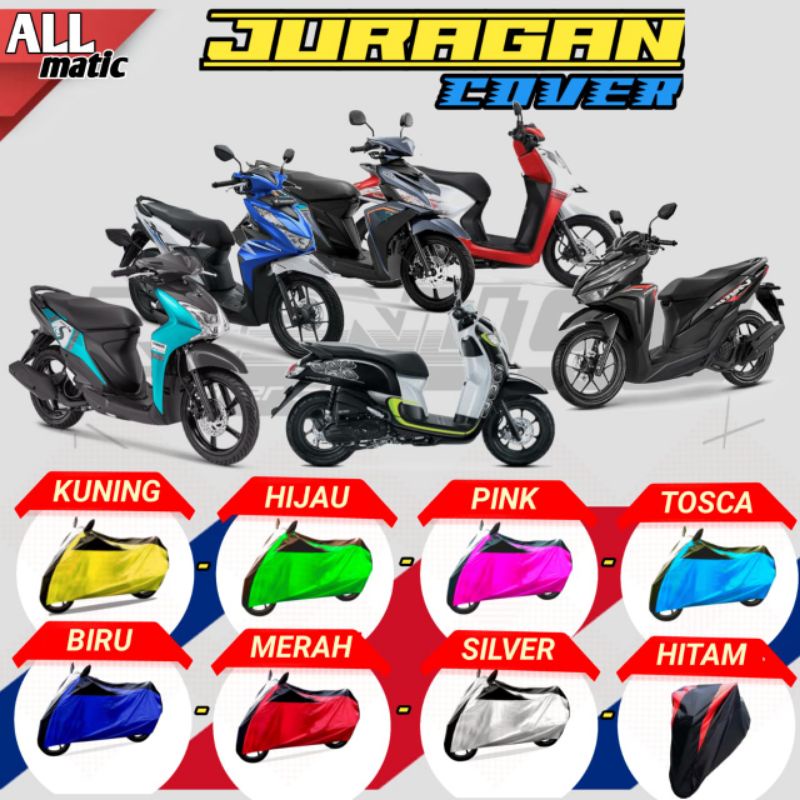 Mantel Motor Waterproof untuk motor BEAT NEW/VARIO 125/SCOOPY/GENIO