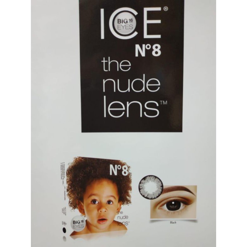 soflens ice n8 diameter besar 16mm | soflens N8