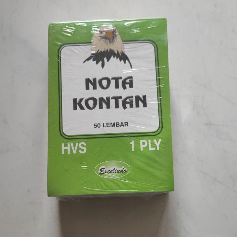 

Buku Bon Nota Kontan Kecil Rangkap 1 ply Excellindo isi 10 buki