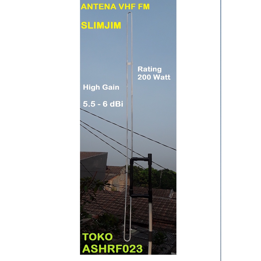 ANTENA FM VHF PEMANCAR TRANSMITTER TIPE SLIM JIM 200 WATT FA200SJV-01