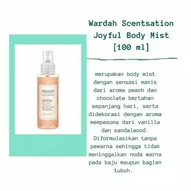 Wardah Body Mist Cologne 100ml