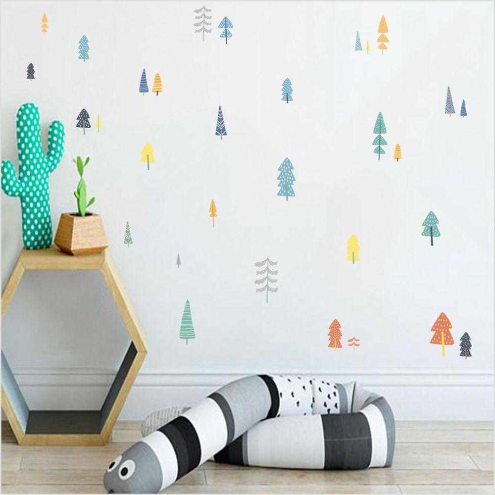 Agustina Stiker Dinding Lovely Tree Woodland Dekorasi Kamar Bayi