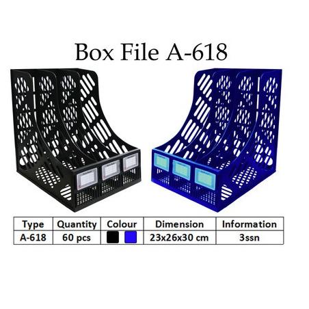 

Z-82 Box File 3 susun MICROTOP A-618 / Box Plastik / Box File Keranjang 810ಌ