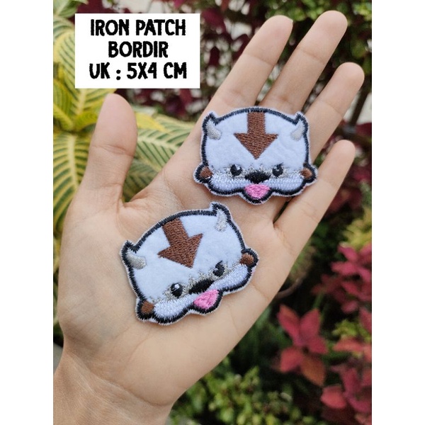 ( Tinggal Setrika ) Iron Patch Bordir Appa Patch Bordir Lucu Emblem Bordil Tempel Stiker Baju Tambal