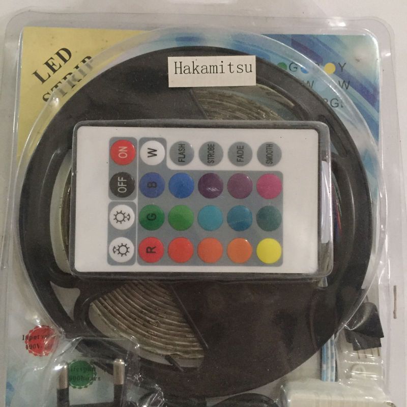 LED STRIP KOMPLIT SET ADAPTOR HAKAMITSU